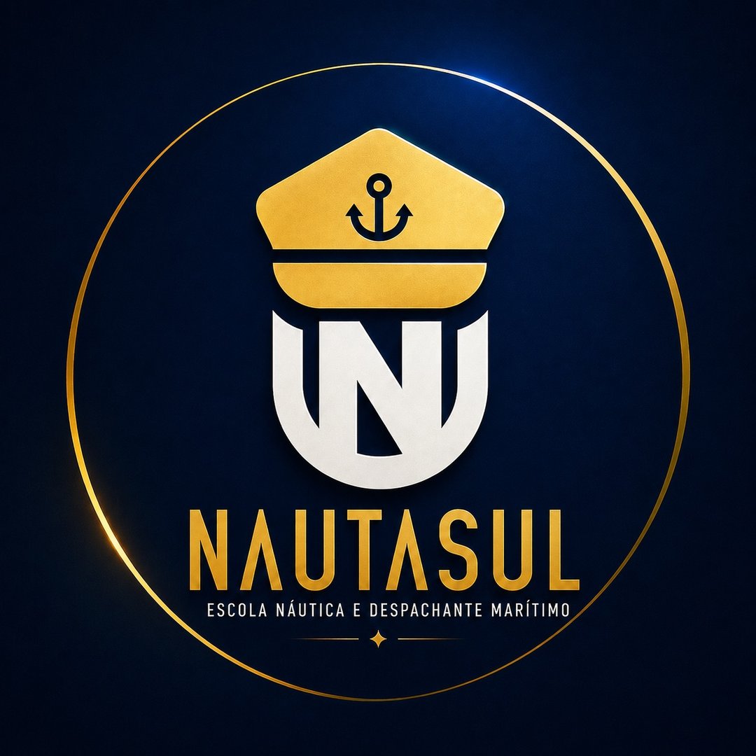 Logotipo Nautasul — Escola Náutica e Despachante Marítimo